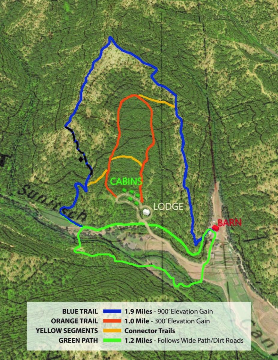 Updated trail and facilities maps