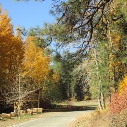 Entrance to Retreat Center- donkey place