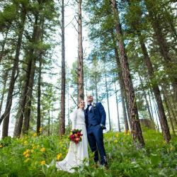 Liesbet and Scott in woods