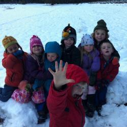 mountain sprouts kids in snow