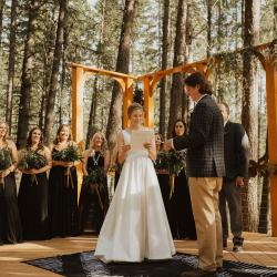 Wedding in amphitheater